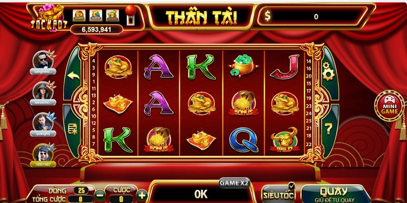 Thần tài đến ở 68 game bài là một trò chơi quay hũ thú vị